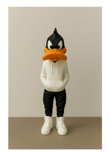 Modern Tasarım Daffy Duck Figür – Koleksiyonluk Masaüstü Dekor (28 Cm) modelleri