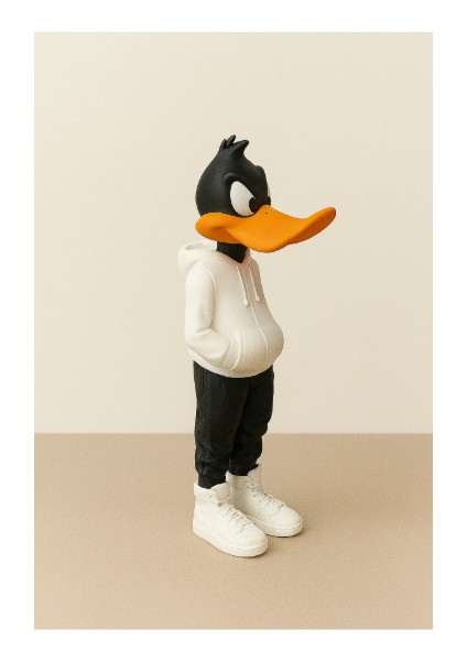 Modern Tasarım Daffy Duck Figür – Koleksiyonluk Masaüstü Dekor (28 Cm) fırsatları