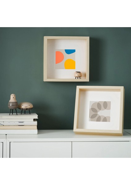 Sannahed Ahşap Çerçeve Meşe Görünümlü 25 x 25 Cm modelleri