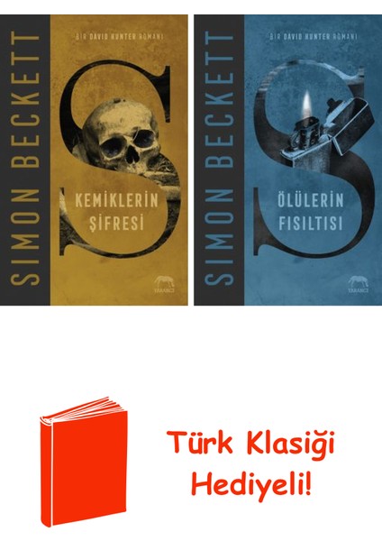 Simon Beckett 2 Kitap Seti + Türk Klasiği Hediye