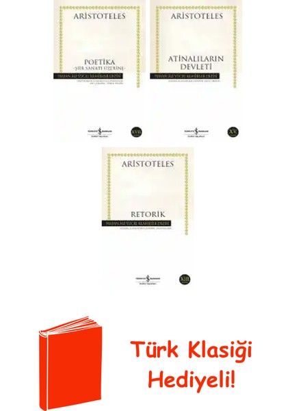 Aristoteles 3 Kitap Seti + Türk Klasiği Hediye