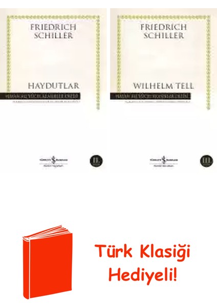 Friedrich Schiller 2 Kitap Seti + Türk Klasiği Hediye