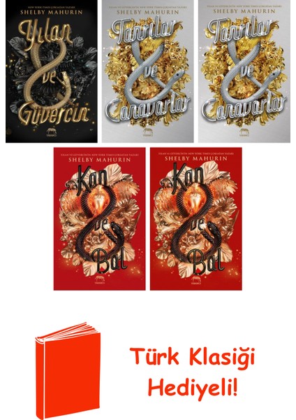 Shelby Mahurin 5 Kitap Seti + Türk Klasiği Hediye
