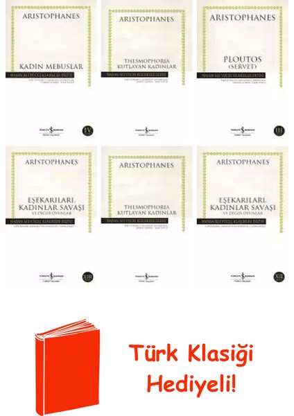 Aristophanes 6 Kitap Seti + Türk Klasiği Hediye