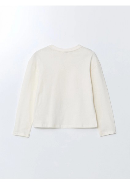 Lcw Kids Ekru Bisiklet Yaka Kız Çocuk Tişört fiyatları
