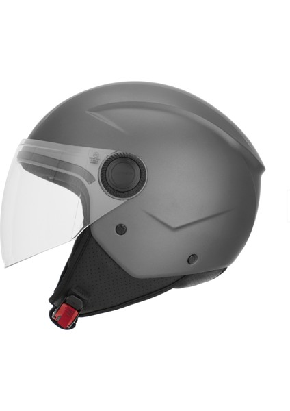 Jet Brezza Metalik Kask Gri modelleri