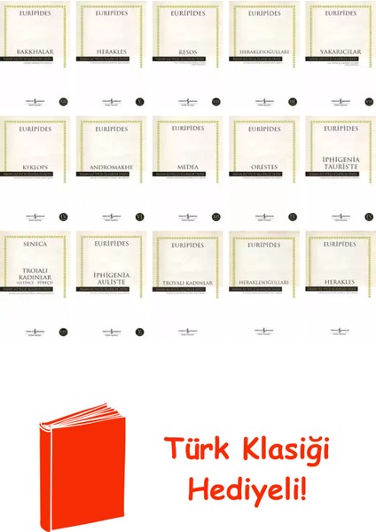 Euripides 15 Kitap Seti + Türk Klasiği Hediye