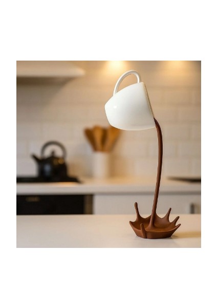 Dökülen Kahve Figürü - Kahve Severlere Özel Dekoratif Biblo -Kahve Köşesi (10 Cm) modelleri