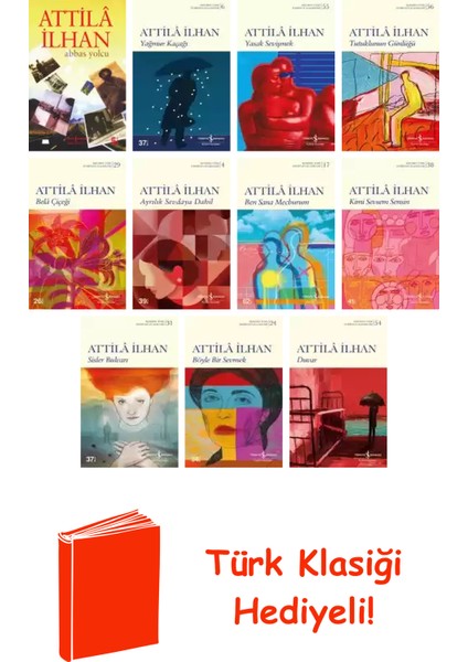 Attilâ Ilhan 11 Kitap Seti + Türk Klasiği Hediye