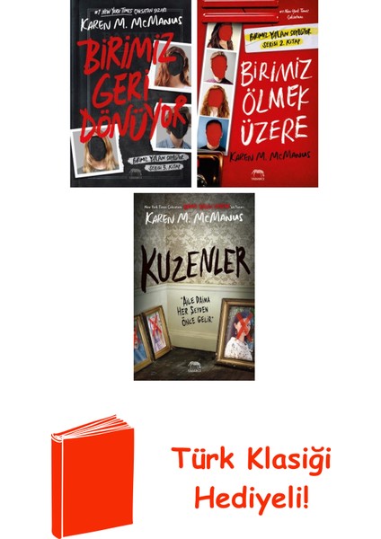 Karen M. Mcmanus 3 Kitap Seti + Türk Klasiği Hediye
