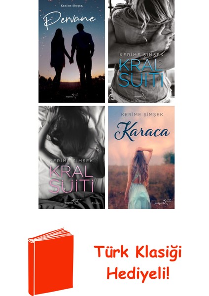 Kerime Şimşek 4 Kitap Seti + Türk Klasiği Hediye