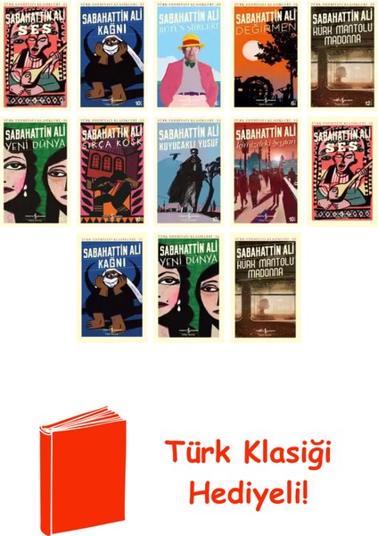 Sabahattin Ali 13 Kitap Seti + Türk Klasiği Hediye