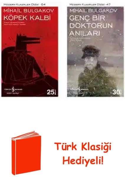 Mihail Bulgakov 2 Kitap Seti + Türk Klasiği Hediye