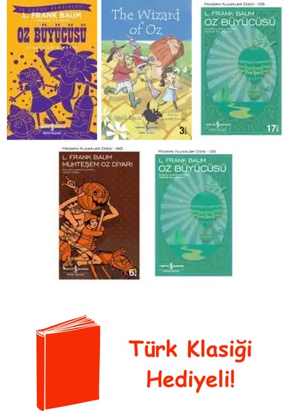 L. Frank Baum 5 Kitap Seti + Türk Klasiği Hediye