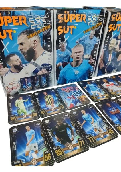 Süper Şut Nostalji 2023 Sezonu Futbolcu Kartları 25 Jelatinli Poşet 75 Adet Koleksiyon Seti fırsatları
