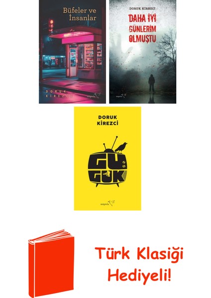 Doruk Kirezci 3 Kitap Seti + Türk Klasiği Hediye