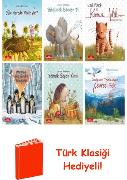 Andrea Reitmeyer 6 Kitap Seti + Türk Klasiği Hediye
