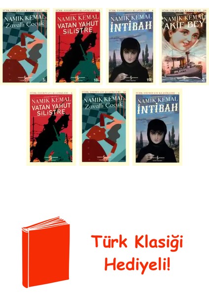 Namık Kemal 7 Kitap Seti + Türk Klasiği Hediye