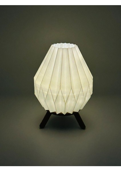 Damla Tasarım 3D Baskı Dekoratif Masa Lambası – Pilli Mum Işıklı Gece Lambası fiyatları