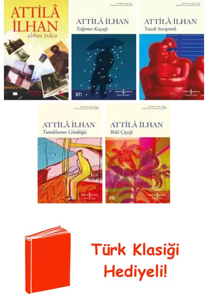 Attilâ Ilhan 5 Kitap Seti + Türk Klasiği Hediye