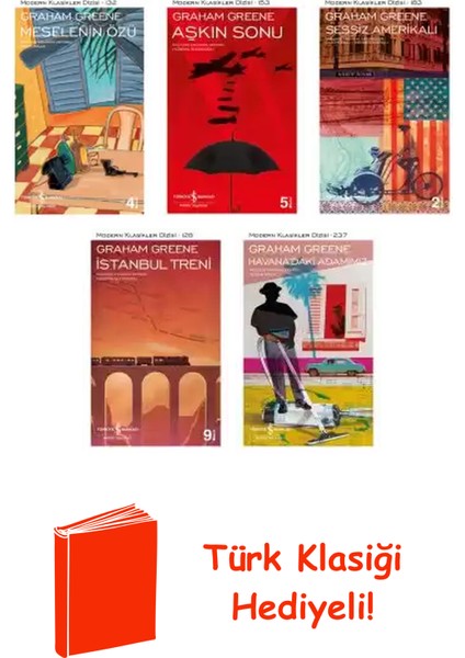 Graham Greene 5 Kitap Seti + Türk Klasiği Hediye