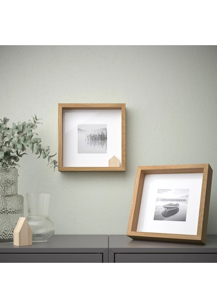 Sannahed Ahşap Çerçeve Meşe Görünümlü 25 x 25 Cm modelleri