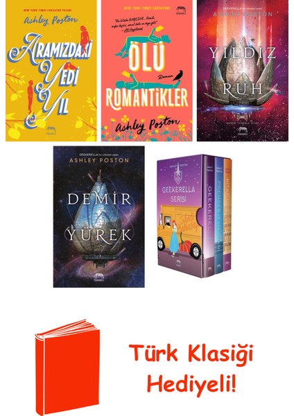 Ashley Poston 5 Kitap Seti + Türk Klasiği Hediye