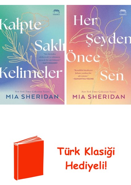 Mia Sheridan 2 Kitap Seti + Türk Klasiği Hediye