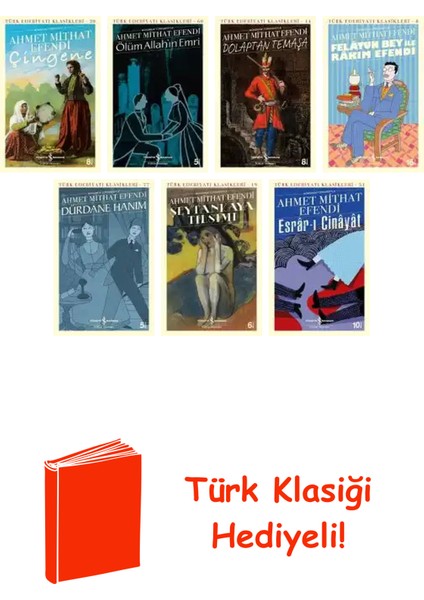 Ahmet Mithat Efendi 7 Kitap Seti + Türk Klasiği Hediye