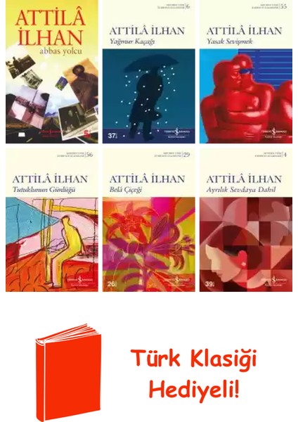 Attilâ Ilhan 6 Kitap Seti + Türk Klasiği Hediye