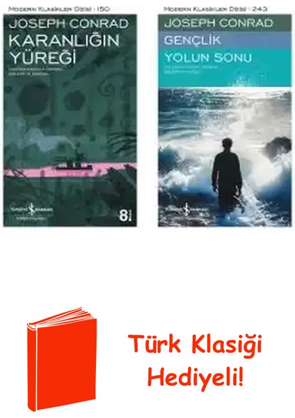 Joseph Conrad 2 Kitap Seti + Türk Klasiği Hediye