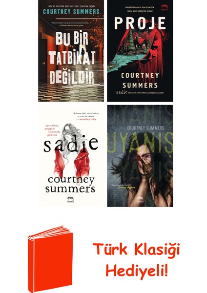 Courtney Summers 4 Kitap Seti + Türk Klasiği Hediye