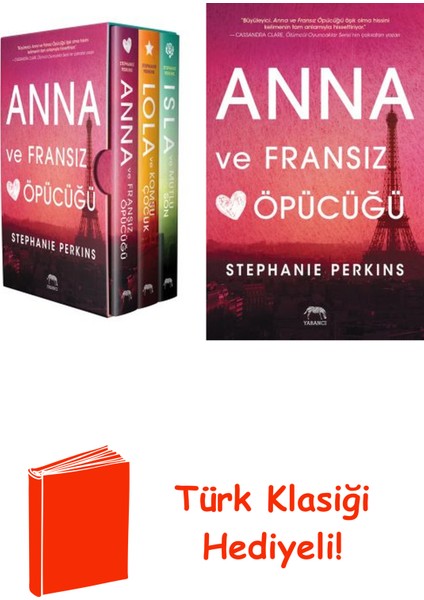 Stephanie Perkins 2 Kitap Seti + Türk Klasiği Hediye