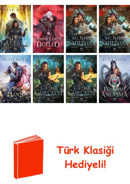 Elise Kova 8 Kitap Seti + Türk Klasiği Hediye