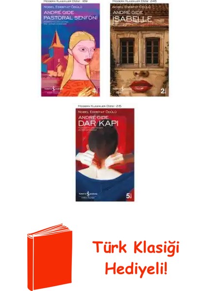 André Gide 3 Kitap Seti + Türk Klasiği Hediye