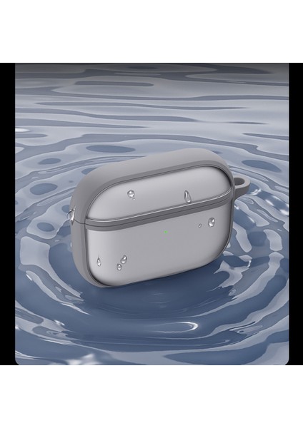 Airpods Pro 3 Uyumlu Kılıf Benks Mist Protective Sert Pürüzsüz Kılıf Gri modelleri