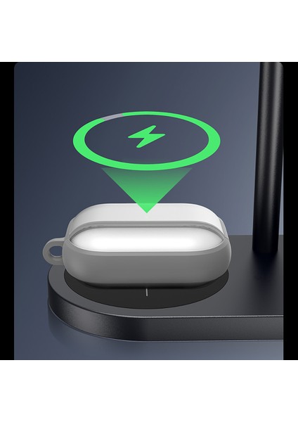 Airpods Pro 3 Uyumlu Kılıf Benks Mist Protective Sert Pürüzsüz Kılıf Gri