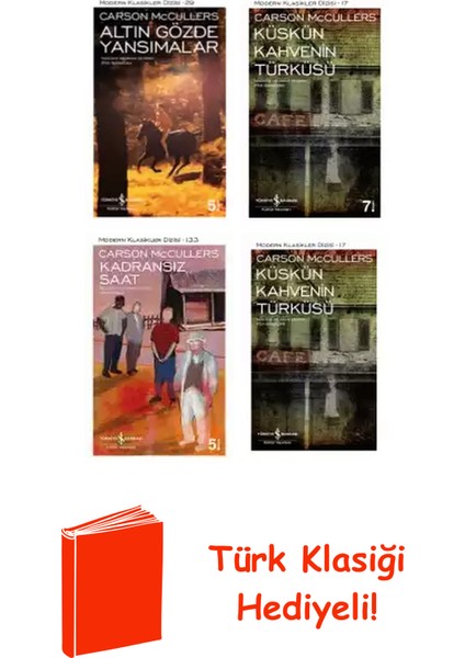 Carson Mccullers 4 Kitap Seti + Türk Klasiği Hediye