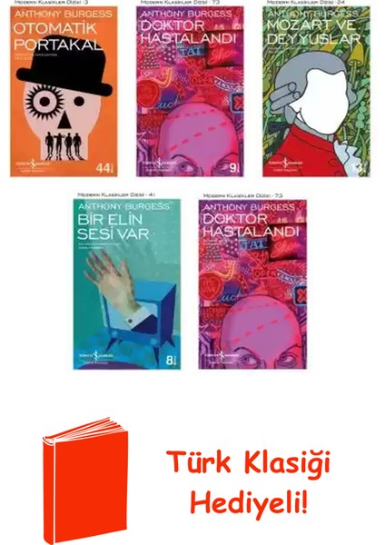 Anthony Burgess 5 Kitap Seti + Türk Klasiği Hediye