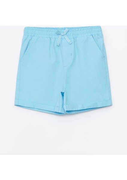 Yeni Sezon Beli Lastikli Basic Kız Çocuk Şort