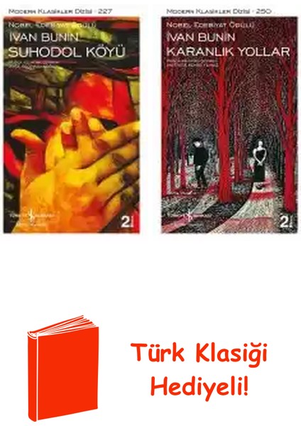 Ivan Bunin 2 Kitap Seti + Türk Klasiği Hediye