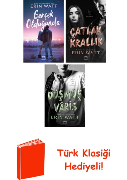 Erin Watt 3 Kitap Seti + Türk Klasiği Hediye