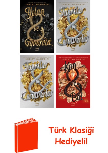 Shelby Mahurin 4 Kitap Seti + Türk Klasiği Hediye