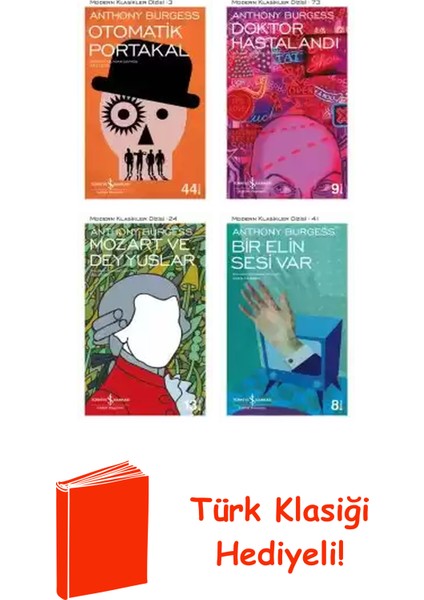 Anthony Burgess 4 Kitap Seti + Türk Klasiği Hediye