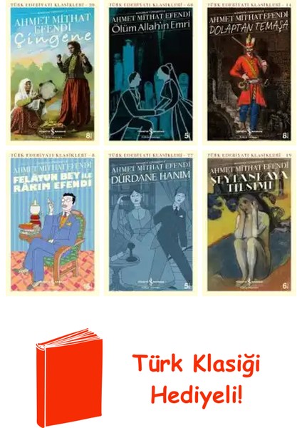 Ahmet Mithat Efendi 6 Kitap Seti + Türk Klasiği Hediye