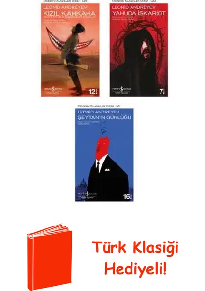 Leonid Andreyev 3 Kitap Seti + Türk Klasiği Hediye