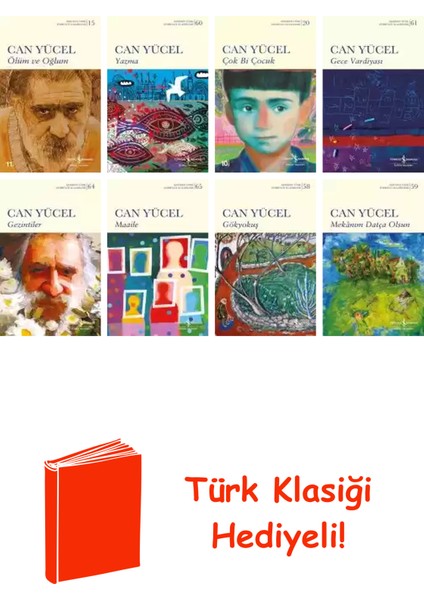 Can Yücel 8 Kitap Seti + Türk Klasiği Hediye