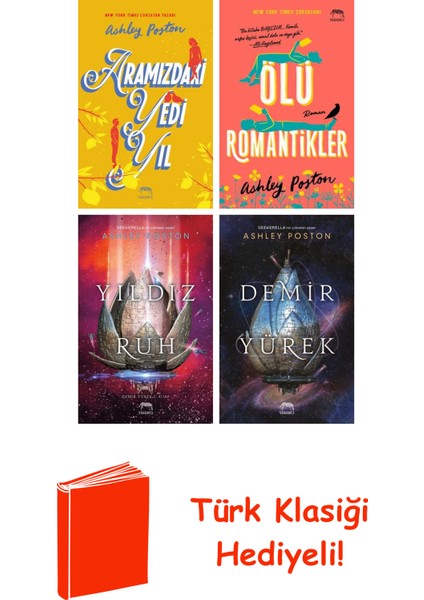 Ashley Poston 4 Kitap Seti + Türk Klasiği Hediye