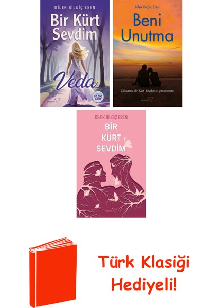 Dilek Bilgiç Esen 3 Kitap Seti + Türk Klasiği Hediye