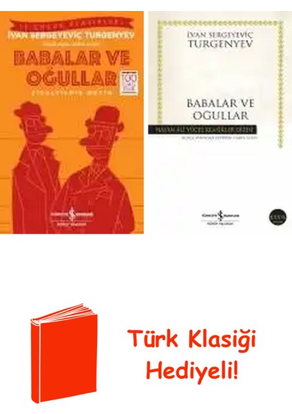 Ivan Sergeyeviç Turgenyev 2 Kitap Seti + Türk Klasiği Hediye